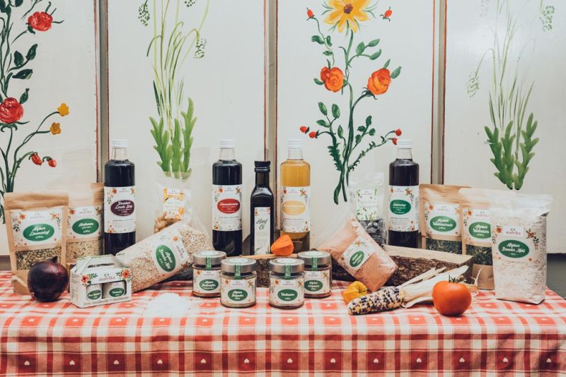 Alpine Natur-Lebensmittel