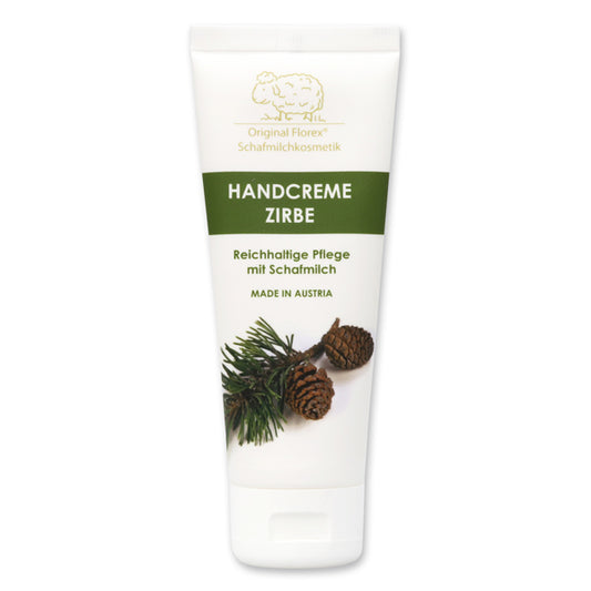 Handcreme mit Zirbe und biologischer Schafmilch