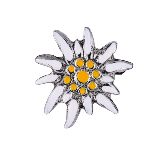 Anstecker Edelweiß weiß