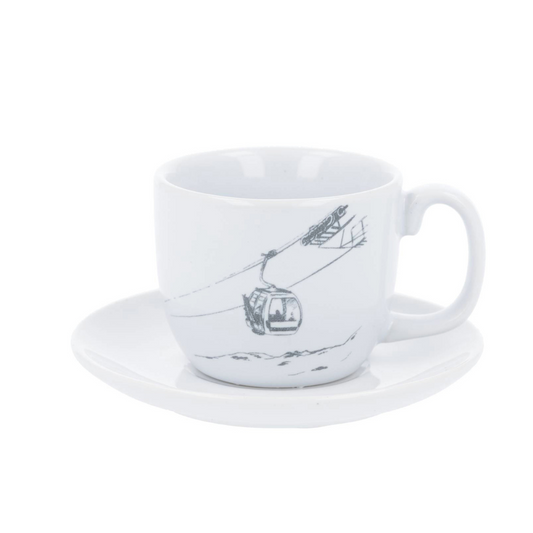 Espresso Tasse Gondel weiß