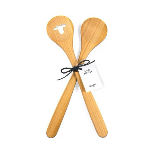 Salatbesteck Kuhkopf