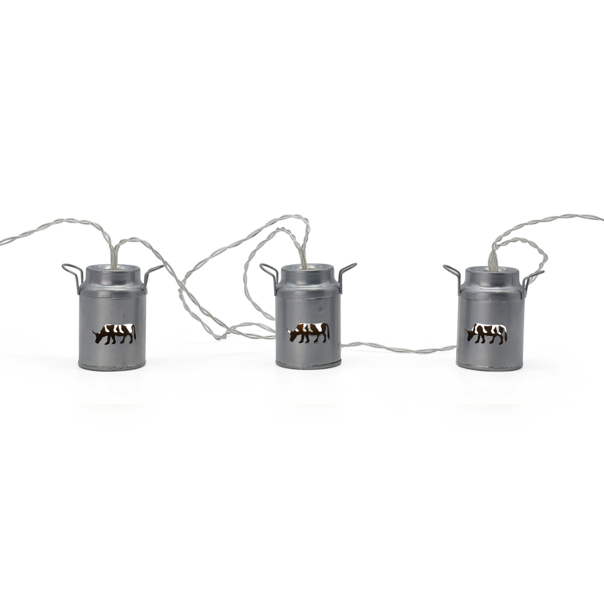 LED Lichterkette Milchkanne