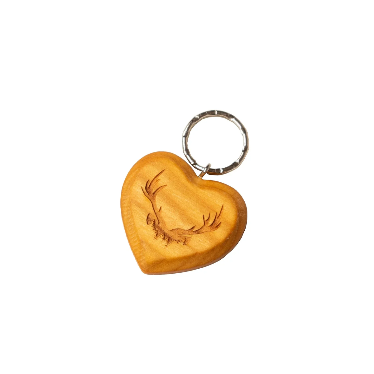 Schlüsselanhänger aus Holz mit Logo