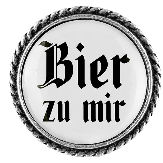 Anstecker - Bier zu mir