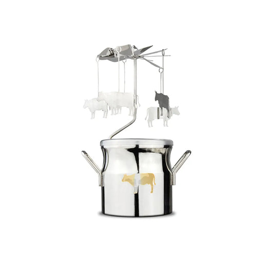 Teelicht Karussell Kuh