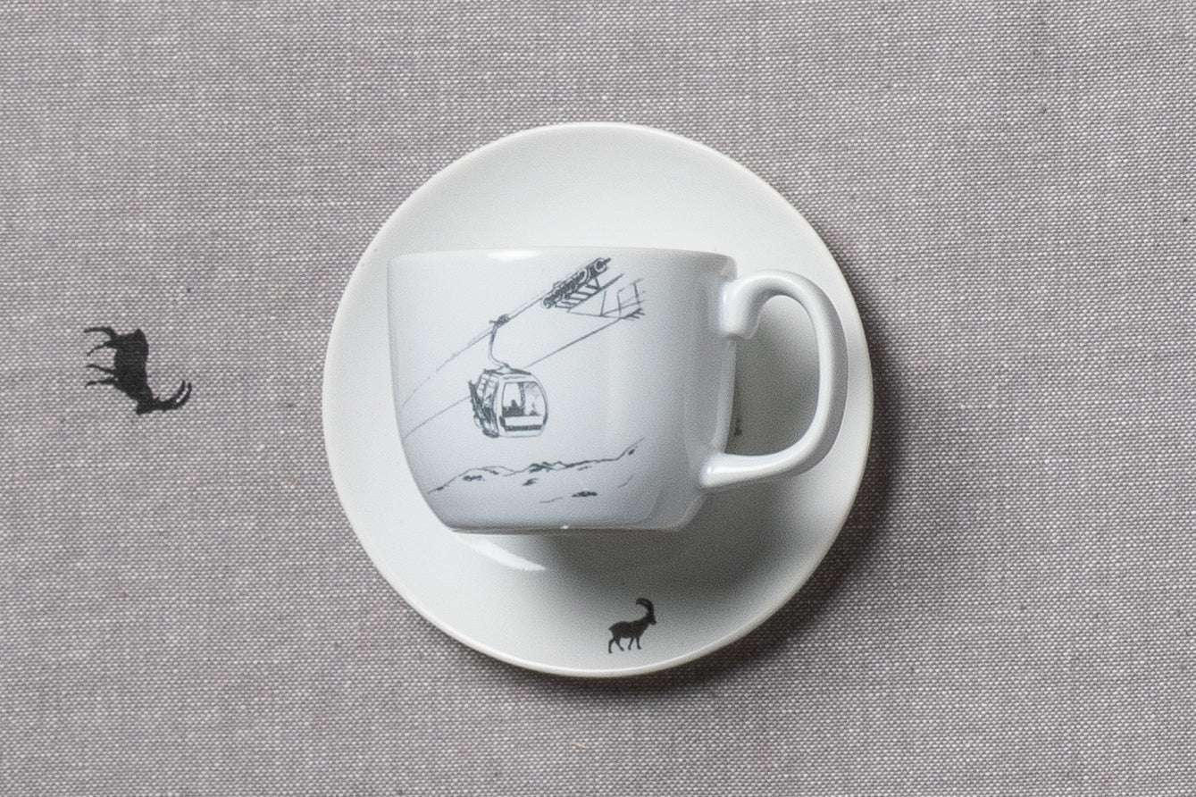 Espresso Tasse Gondel weiß