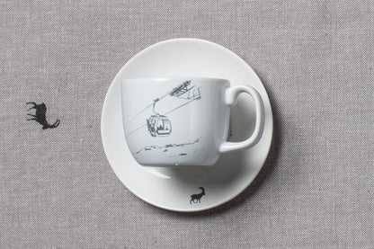 Espresso Tasse Gondel weiß