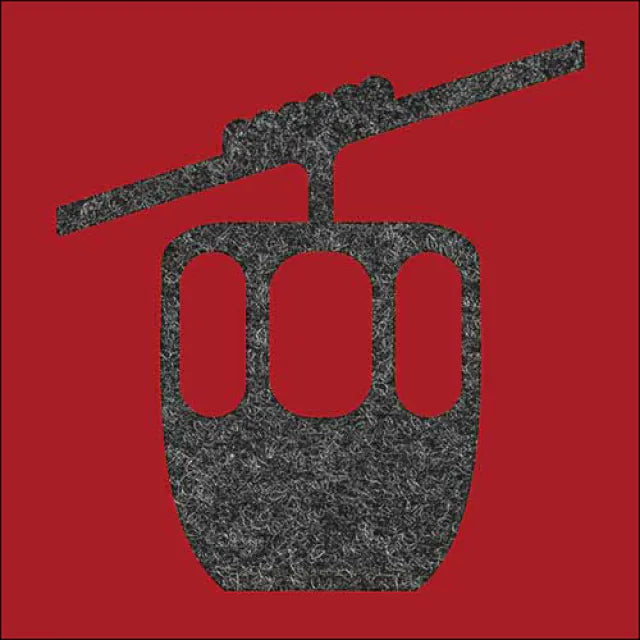 Serviette Rote Gondel