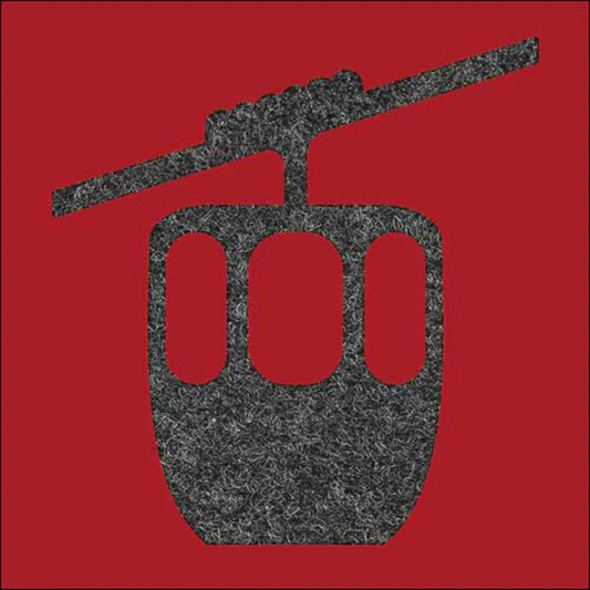 Serviette Rote Gondel