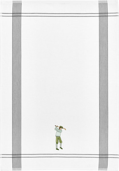 Geschirrtuch Golfer