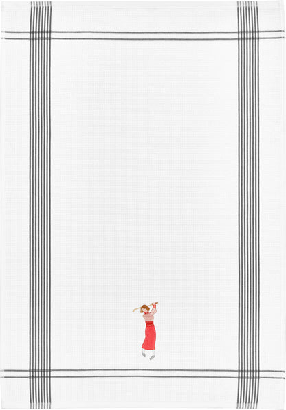 Geschirrtuch Golferin