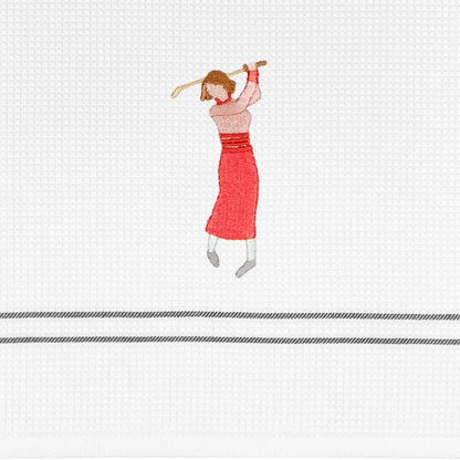 Geschirrtuch Golferin