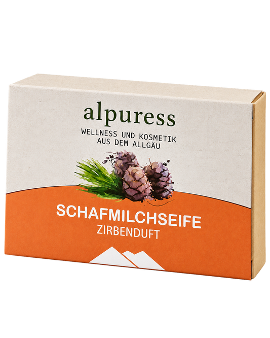 Schafmilchseife „Zirbenduft“ mit Zirbenöl