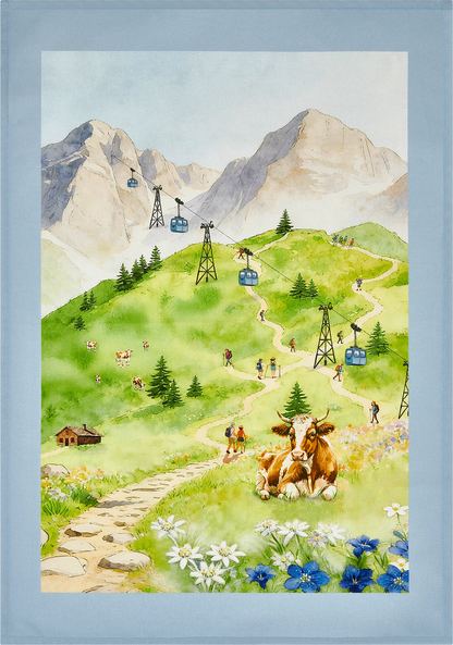 Geschirrtuch Almsommer