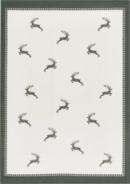 Geschirrtuch Muster Hirsch