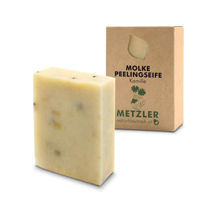 Handgemachte Molke Peelingseife, 90 gr.