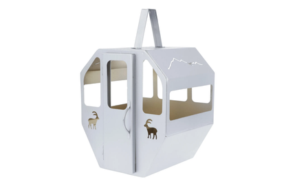 Laterne Gondel silber mini