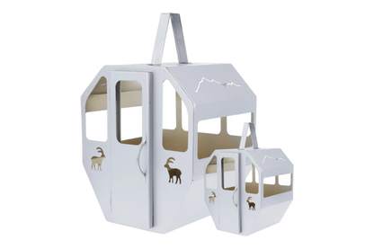 Laterne Gondel silber mini