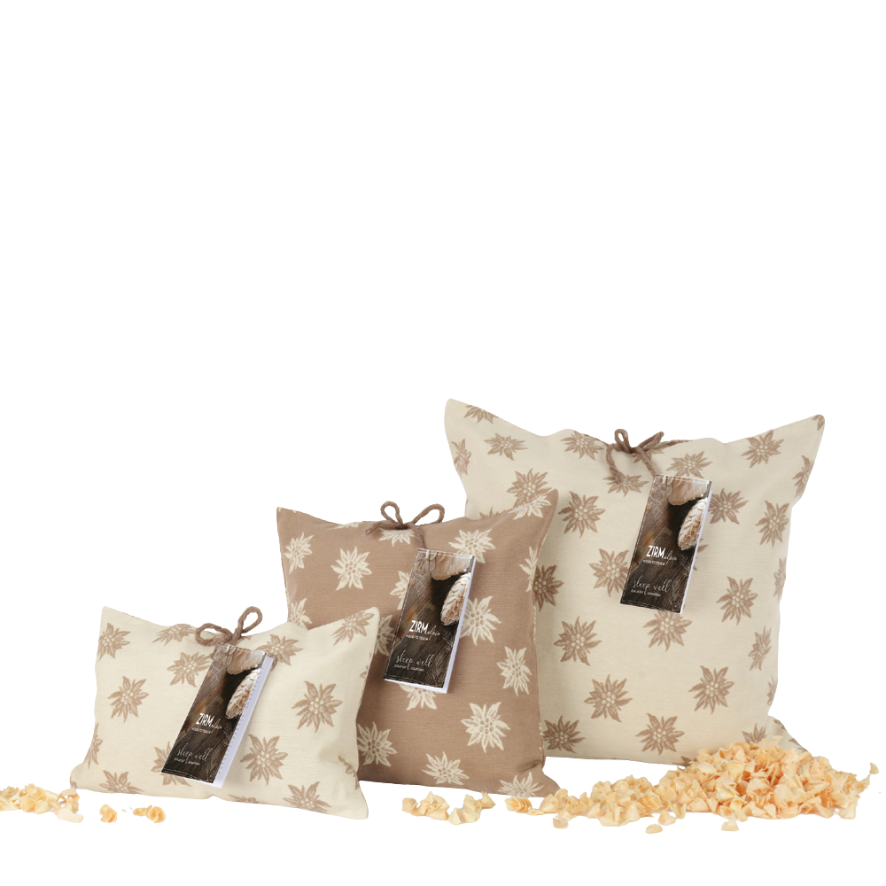 Zirbenkissen dunkel 30x30