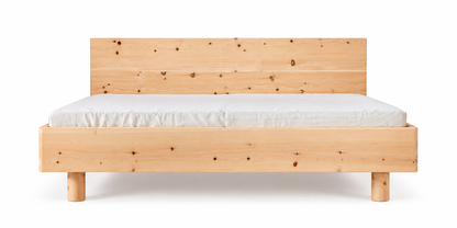 Zirbenbett "Pura Easy" mit Kopfteil 180 x 200