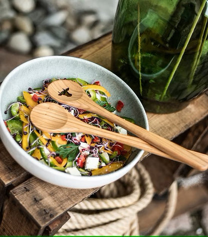 Salatbesteck Kuhkopf