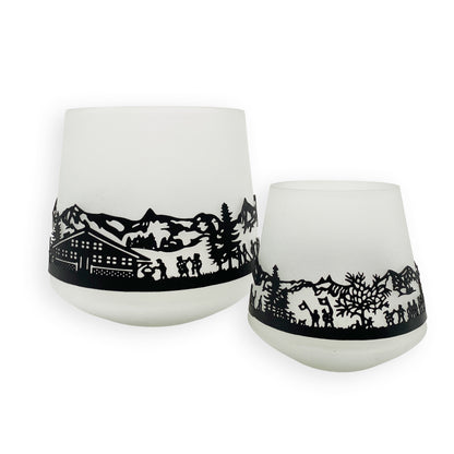 Windlicht "Heimat" mini