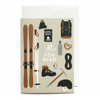 Grußkarte - All you Need